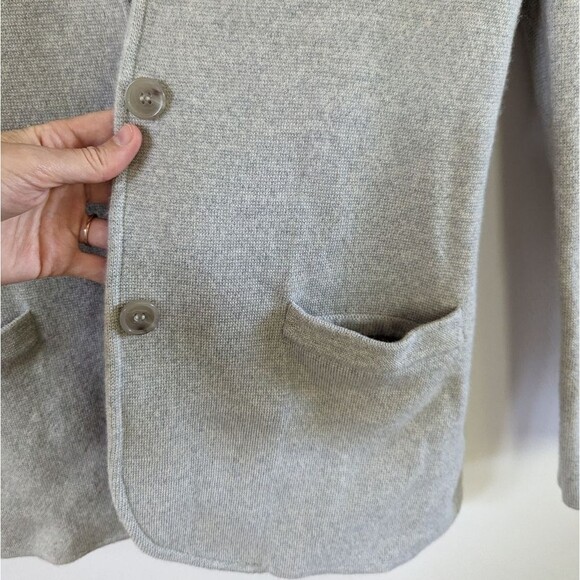 J.Crew Knit Button Up Sweater Merino Wool Cardigan XXS grey - Picture 5 of 7